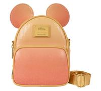 Loungefly Mickey Mouse Mini mochila convertible con lentejuelas y bolso de hombro