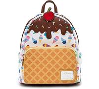 Loungefly Mini mochila de Disney Princess Ice Cream, multicolor, 22,9 x 25,4 x 11,4 cm, Rucksack