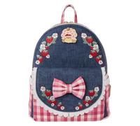 Loungefly Minimochila de mezclilla sintética Strawberry Shortcake