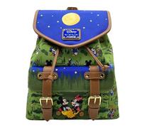 Loungefly Mochila de camping Mickey, Minnie y sus amigos, Multi, Bolso de hombro