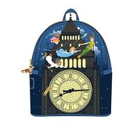 LOUNGEFLY Mochila Reloj Peter Pan Disney 26cm, Juventud Unisex, Multicolor (Multicolor), Talla Única
