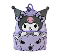Loungefly Mochilas Sanrio Kuromi Pumpkin Mini Mochila Morada