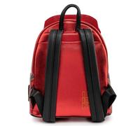 Loungefly - MVBK0161 mochila Mochila informal Oro, Rojo Imitación piel, Cloruro de polivinilo (PVC), Vegan leather