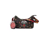 Loungefly NFXTB0046 Netflix Stranger Things Hellfire Club - Bolso cruzado para mujer, multicolor