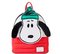 Loungefly peanuts snoopy holiday collection mini mochila