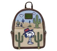 Loungefly Peanuts: Spike - Mini mochila Desert con asa superior trenzada - Correas de hombro ajustables - Bolsas coleccionables