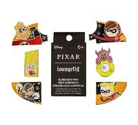 Loungefly Pin Disney - Pixar - Incredibles - Blind Enamel Pin Purchase - The Incredibles Pins de Esmalte- Broche Coleccionable - para Mochilas Y Bolsos - Idea de Regalo- Mercancia Oficial
