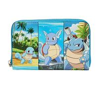 Loungefly Pockemon Squirtle Evolution Cartera con Cremallera, Multi, Cartera