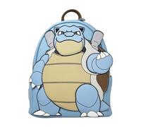 Loungefly Pokemon Blastoise - Bolso de hombro con doble correa para mujer, Azul, Medium