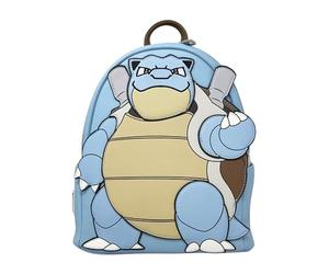 Loungefly Pokemon Blastoise - Bolso de hombro con doble correa para mujer, Azul, Medium
