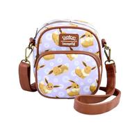 Loungefly Pokemon Eevee All Over Print - Bolso cruzado para pasaporte, color morado