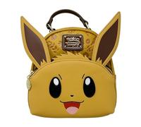 Loungefly Pokemon Eevee - Bolso convertible para mujer, con doble correa, color marrón, talla M