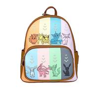 Loungefly Pokemon Eeveelutions - Bolso de hombro con doble correa para mujer, Marr n