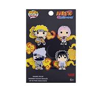 Loungefly POP! 4 Pack PIN SET: NARUTO - Naruto - TEAM 7 - Naruto Pins de Esmalte- Broche Coleccionable - para Mochilas Y Bolsos - Idea de Regalo- Mercancia Oficial - Anime Fans