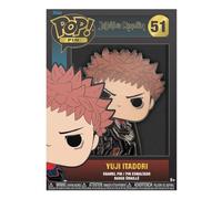 Funko,Loungefly POP! Pin De Esmalte De Esmalte Grande ANIME: Jujutsu Kaisen - Yuji Itadori Chase GROUP SKU Pin De Esmalte - Broche Imperdible Coleccionable - Para Mochilas & Bolsas - Idea Para Regalo