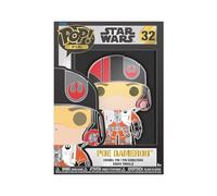Loungefly POP! Pin De Esmalte De Esmalte Grande STAR WARS: Poe Dameron - Star Wars Pin De Esmalte - Broche Imperdible Coleccionable - Para Mochilas & Bolsas - Idea Para Regalo - Mercancía Oficial
