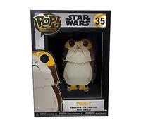 Loungefly POP! Pin De Esmalte De Esmalte Grande STAR WARS: Porg Chase Group - Star Wars Pin De Esmalte - Broche Imperdible Coleccionable - Para Mochilas & Bolsas - Idea Para Regalo - Mercancía Oficial