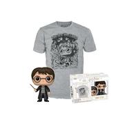 Loungefly Pop! & tee: HP - Harry Potter - Rebaño - Camiseta con Figuras Miniaturas Coleccionables - Idea De Regalo - Juguetes Y Franela De Manga Corta para Adultos Hombres Y Mujeres - Fans De Movies