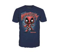 Loungefly POP! & Tee: Marvel - Deadpool HLD - L - Camiseta Con Figuras Miniaturas Coleccionables - Idea De Regalo - Juguetes Y Franela De Manga Corta Para Adultos Hombres Y Mujeres - Mercancía Oficial