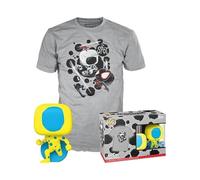 Loungefly Pop! & tee: Spider-Man: Across The Spider-Verse - Negrolight - Brilla En La Oscuridad - Large - Spider-Man - Camiseta con Figuras Miniaturas Coleccionables - Idea De Regalo para Adultos