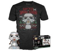 Loungefly Pop & tee: Star Wars - Holiday Stormtrooper - Metálico - Large - Cami