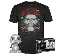 Loungefly Pop! & tee: Star Wars - Holiday Stormtrooper - Metálico - XL - Camiseta con Figuras Miniaturas Coleccionables - Idea De Regalo - Juguetes Y Franela De Manga Corta para Adultos Hombres