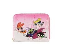 Loungefly Powerpuff Girls vs Mojo Jojo - Cartera con Cremallera, Rosado, Talla única