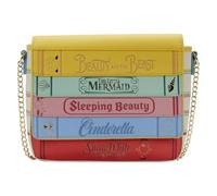 Loungefly LOUWDTB2499 Bolso Bandolera Libros Clasicos Princesas Disney Loungfly, Aluminium