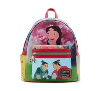 Loungefly Princess Scenes, Mini Mochila Mulan Escenas Unisex Adulto, Multicolor, Talla única