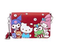 Loungefly Sanrio Hello Kitty & Friends - Bolso cruzado con bloques de color, multicolor