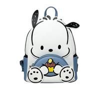 Loungefly Sanrio Pochacco Cosplay - Bolso de hombro con doble correa para mujer, Azul, Medium