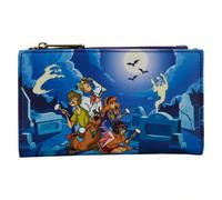 Loungefly Scooby-Doo Monster Chase - Cartera con Solapa Que Brilla en la Oscuridad, Multicolor, Talla única