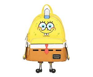 Loungefly SpongeBob SquarePants Spongebob Mujer Mini Mochilas multicolores, Semi piel,