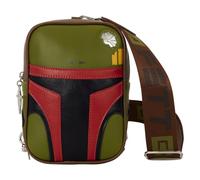 Loungefly Star Wars™: Boba Fett™ - Bolso bandolera para cosplay con dije de cremallera - Bolsas coleccionables