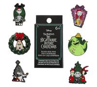 Loungefly - Walt Disney - The Nightmare Before Christmas - Seasonal - Enamel Pin - 1 Of 6 To Collect - Styles Vary - The Nightmare Before Christmas - Blind Box - Pins de Esmalte - Broche de Colección
