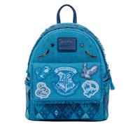 Loungefly warner bros harry potter hogwarts denim mini mochila