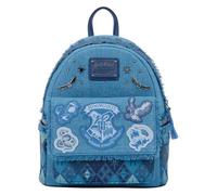 Loungefly Warner Bros Harry Potter Hogwarts Denim Mini Mochila