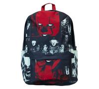 Loungefly Warner Brothers It Pennywise I Heart Horror - Mochila de nailon de tamaño completo