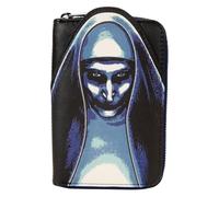 Loungefly WB The Nun Cosplay - Cartera con cremallera alrededor, Negro -, M