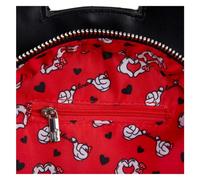 Loungefly - WDTB2434 bolso y bandolera Poliuretano Negro, Rojo Chica