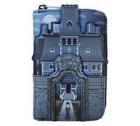 Loungefly Wednesday Nevermore Academy Castle - Cartera con Cremallera Alrededor, Multicolor