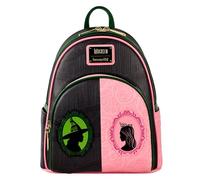 Loungefly - Wicked - Mini mochila Glinda y Elphaba - Exclusiva de Amazon - Cuero vegano de primera calidad - Producto oficial - Para niños, niñas, hombres y mujeres
