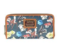 Loungefly x Disney Bambi and Friends - Cartera con Cremallera Alrededor