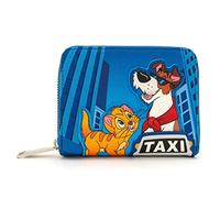 Loungefly x Disney Oliver and Company Taxi Ride Zip-Around Wallet, Blue, One Size