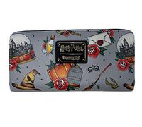 Loungefly x Harry Potter Relics Tattoo Allover-Print Wallet