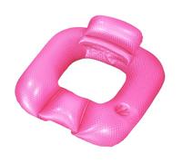 Lounger Float, Inflatable Swimming Pool Lounger with Backrest, 35.43x31.5x15.75 inches Relaxing Water Bed Mattress, Summer Floatie for Men, Women, Family, and Friends