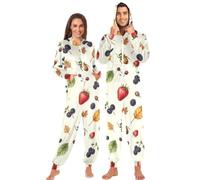 Loungewear - Ropa de dormir con capucha, conservación superior del calor para adultos, unisex, Lindo champiñón., XX-Large