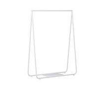 Lounka Tendedero,Estante de tubería de un Solo riel con Estante de Metal para Abrigos,Camisas,Zapatos,Perchero de Servicio Pesado para Tienda de Ropa,Lavandería,Balcón,Guardarropa,160 cm (Tamaño: 1