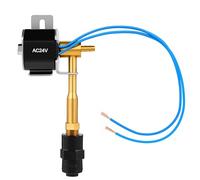 Lounsweer Mental - Kit de montaje de válvula solenoide de CC para humidificador, kit de montaje de válvula solenoide compatible con 50041883-002, cuerpo de latón, 2 puertos, entrada roscada, controles