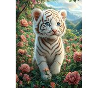 Loup Dans la forêt au Coucher de Soleil Puzzle 300 Piezas Cartón Blanco Premium para Expertos Animal Cuento de Hadas fantástico Tiempo Ocio En Casa Relajación Mental para Enmarcar 30